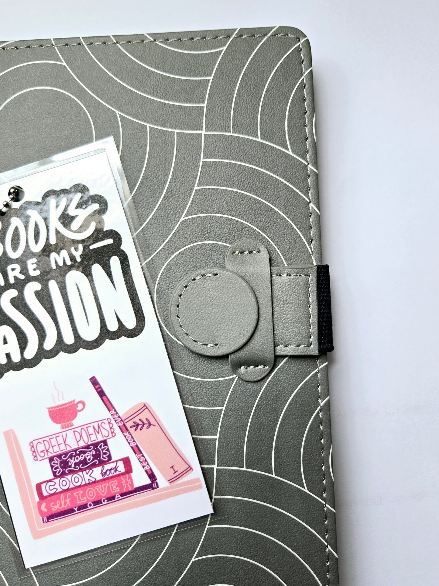 Books Are My Passion Bookmark & Gray Journal Set