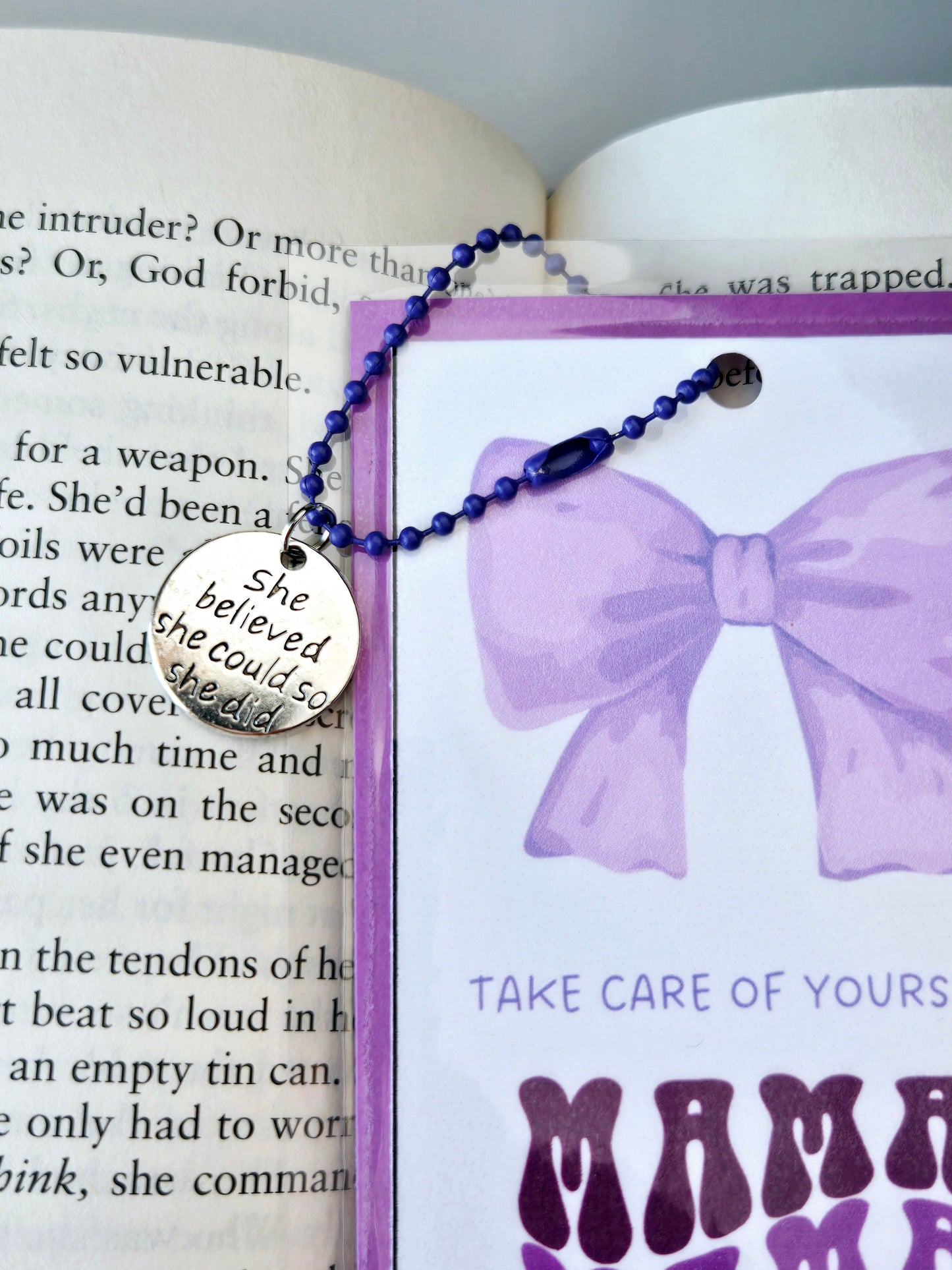 Mama Purple Stylish & Inspiring Bookmarks