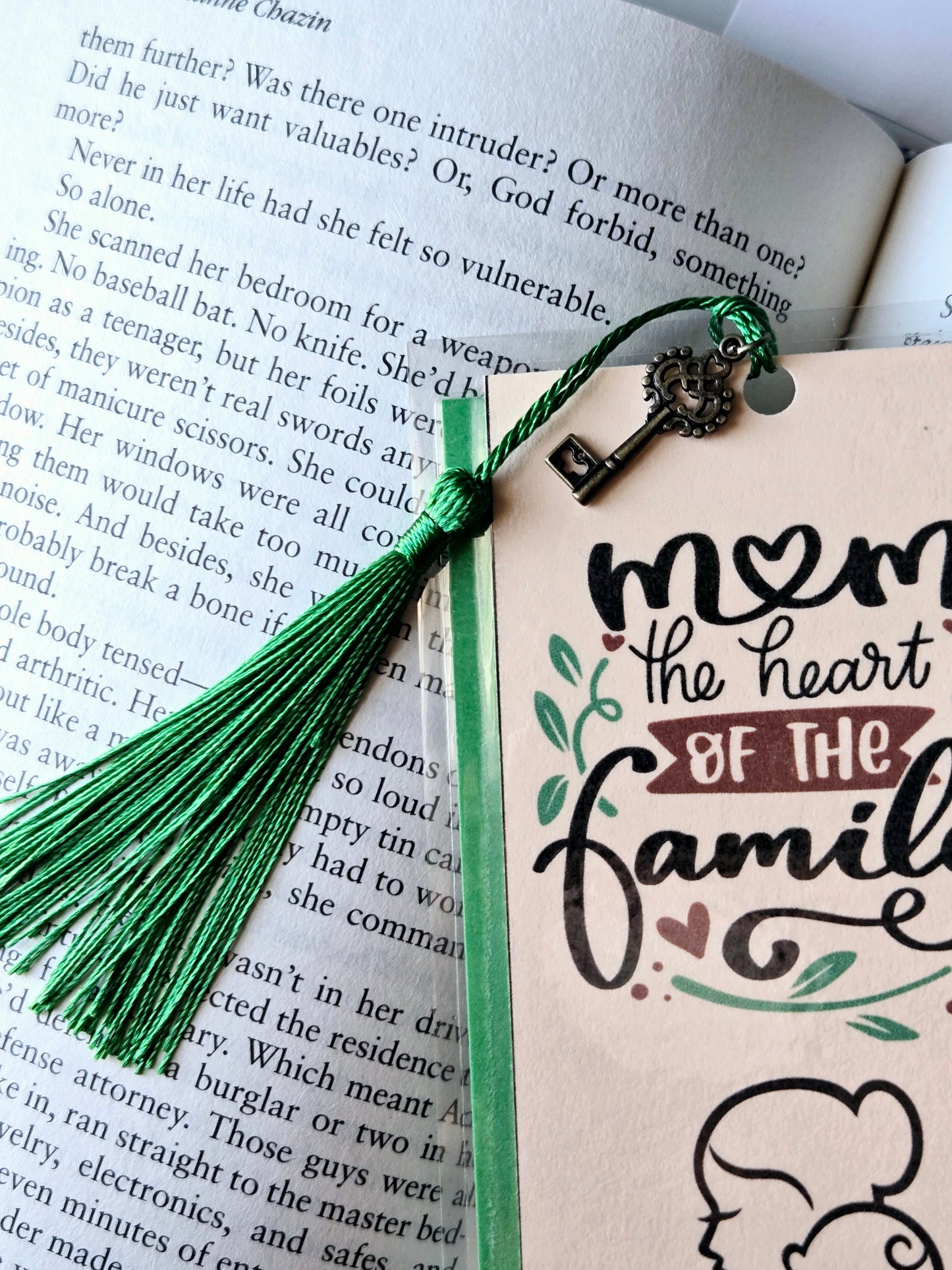 Mom Heart of Family Inspiration Bookmark