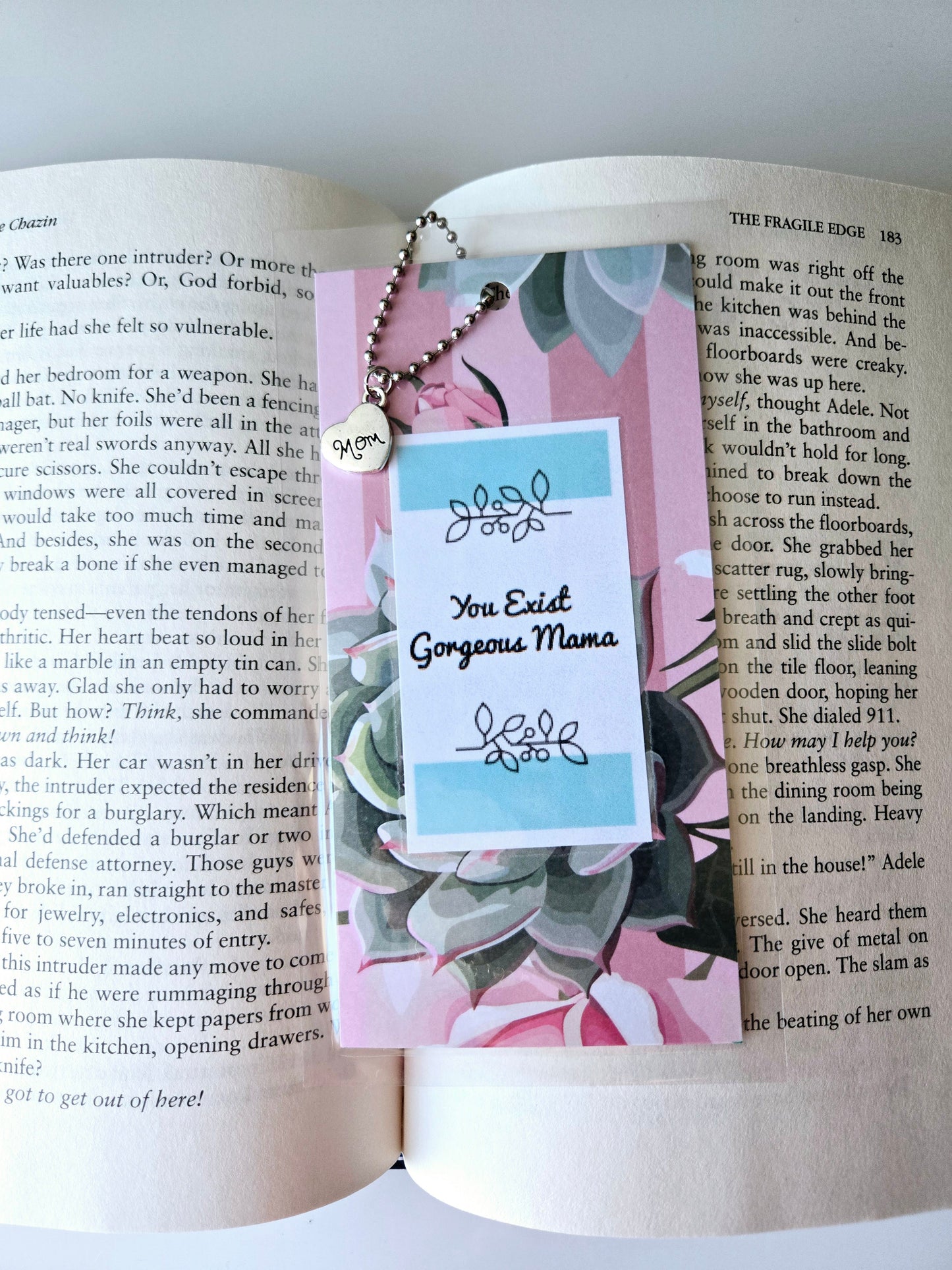 You Exist Gorgeous Mama Inspirational Bookmark