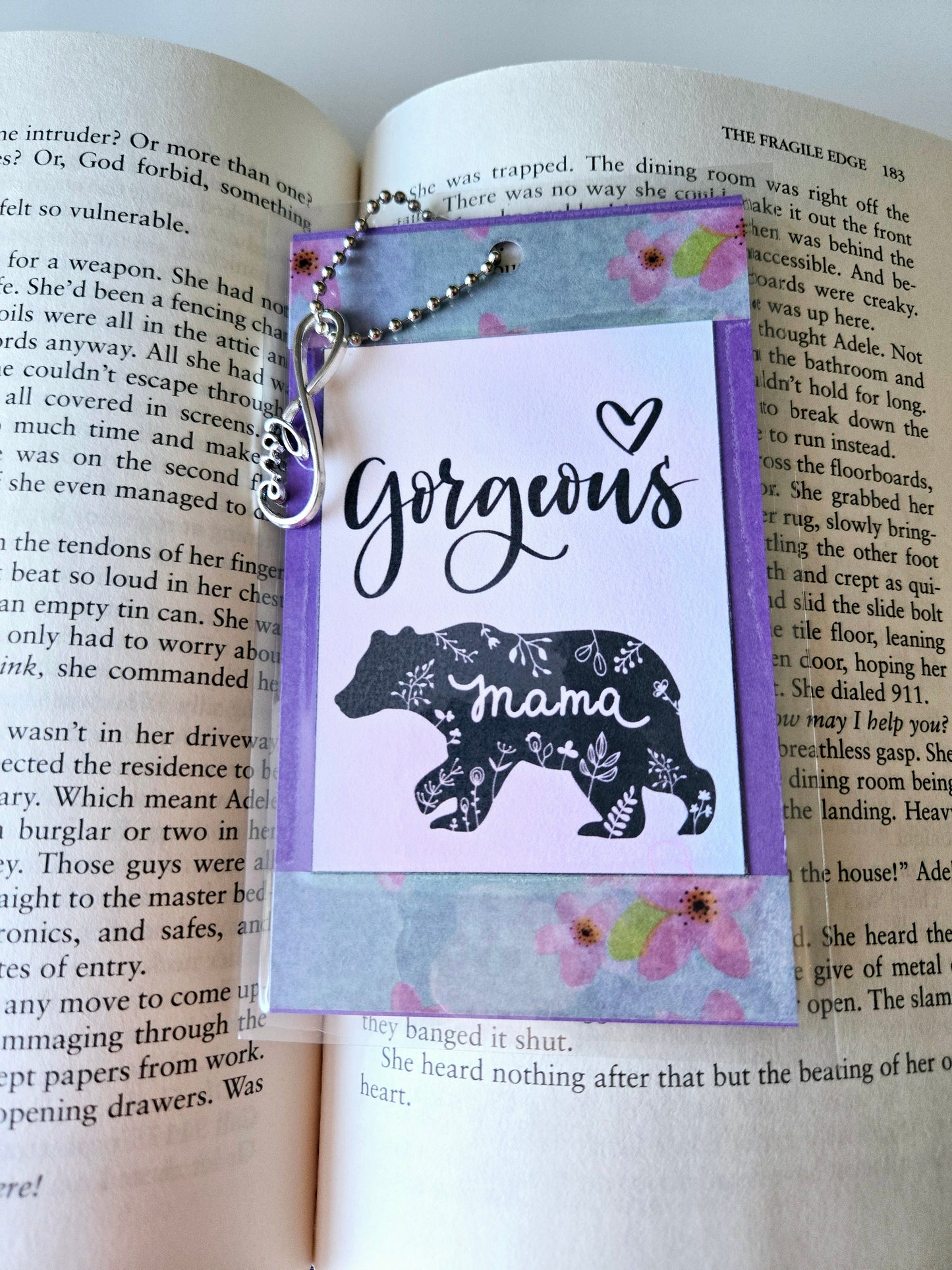 Mama Bear Inspirational Novelty Bookmark