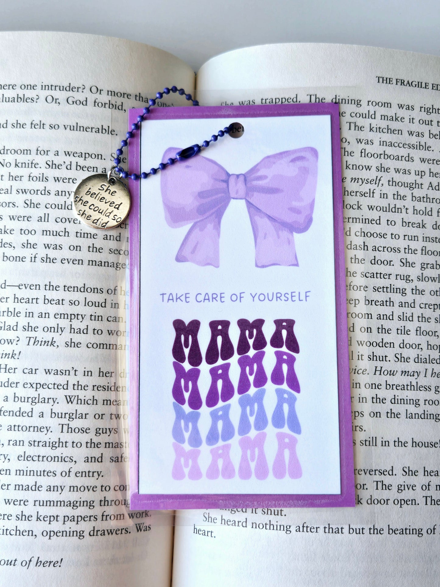 Mama Purple Stylish & Inspiring Bookmarks